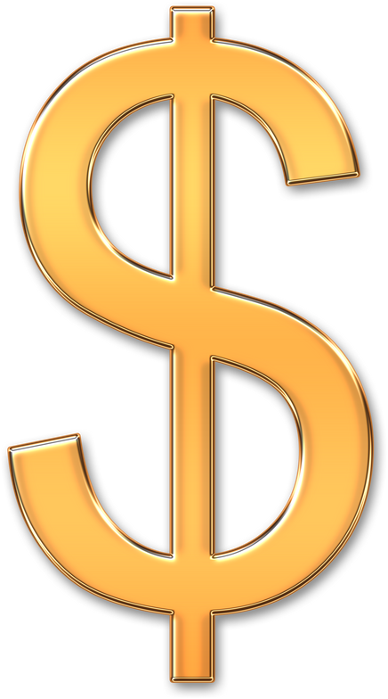 Gold Dollar Symbol 